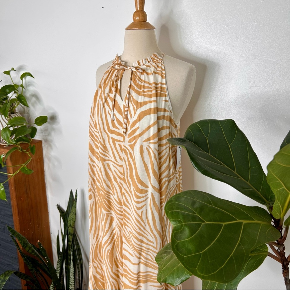 NWT Nine West  Zebra Print maxi Dress - Picture 5 of 6